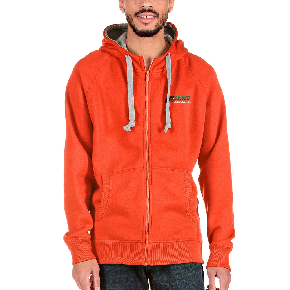 Men's Antigua Florida A&M Rattlers Victory Full-Zip Hoodie