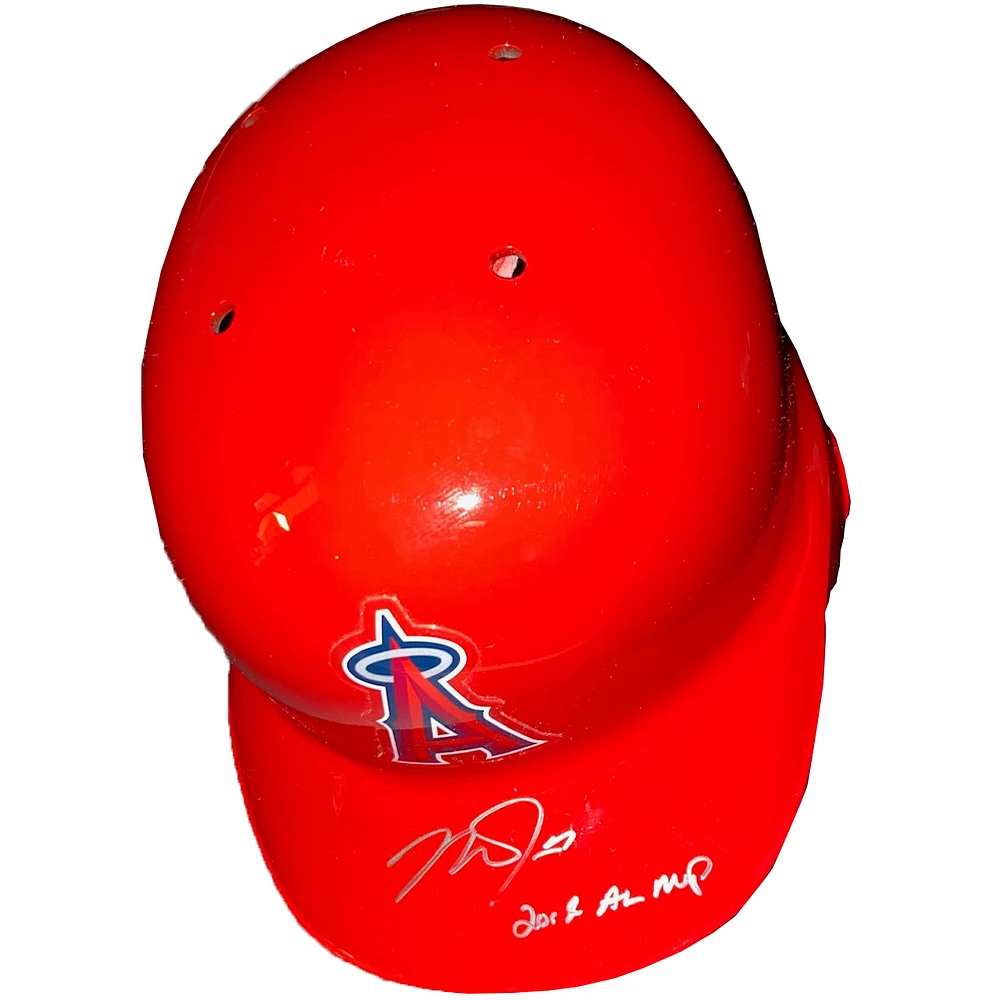 Mike Trout Los Angeles Angels Autographed 2019 AL MVP Full-Size Batting Helmet