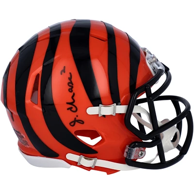 Ja'Marr Chase Cincinnati Bengals Autographed Riddell Speed Mini Helmet