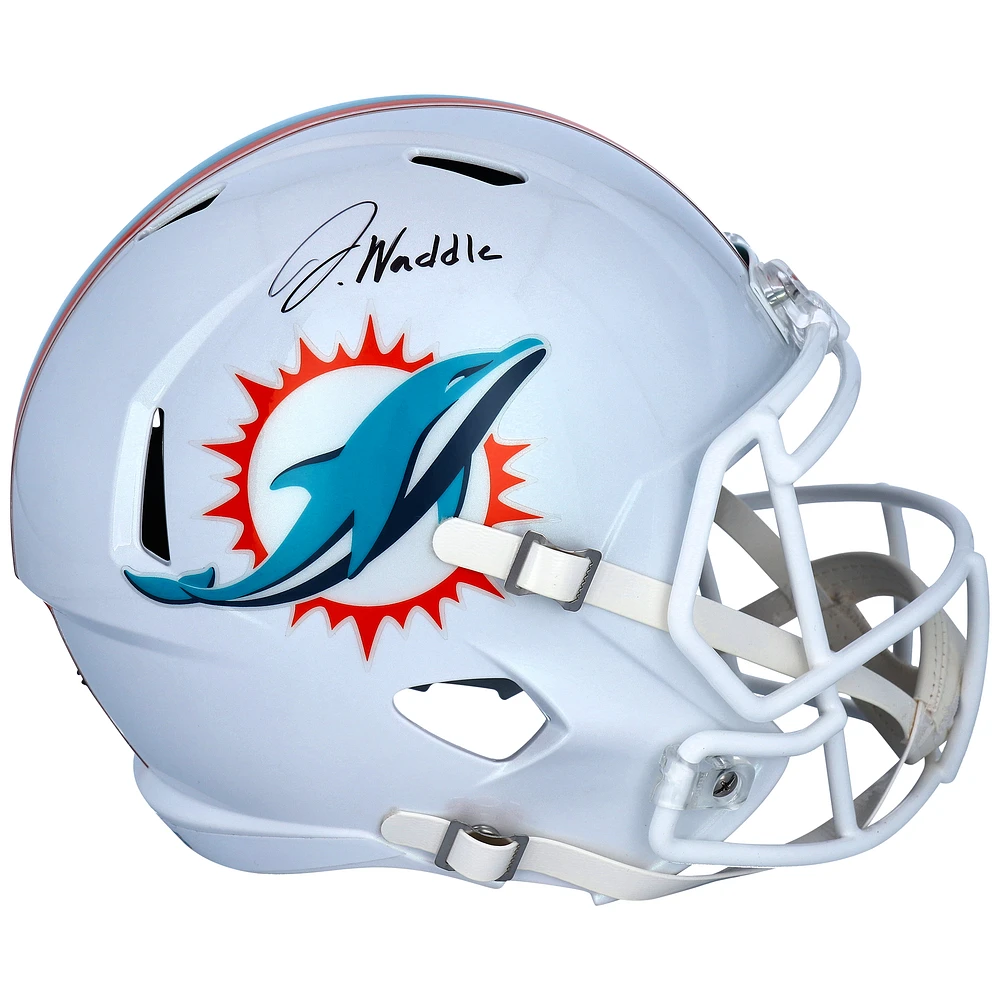 Autographed Jaylen Waddle Miami Dolphins Fanatics Authentic Riddell Speed Replica Helmet