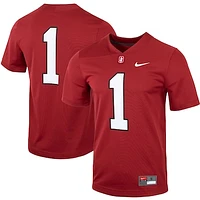 Men's Nike #1 Cardinal Stanford Untouchable Football Jersey