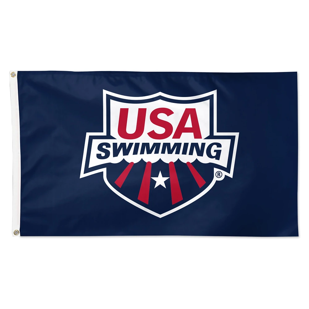 WinCraft Navy USA Swimming 3' x 5' Deluxe Flag