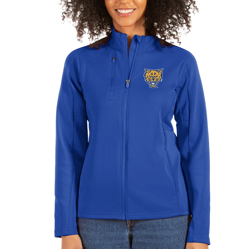 Women's Antigua Royal Fort Valley State Wildcats Generation Full-Zip Jacket