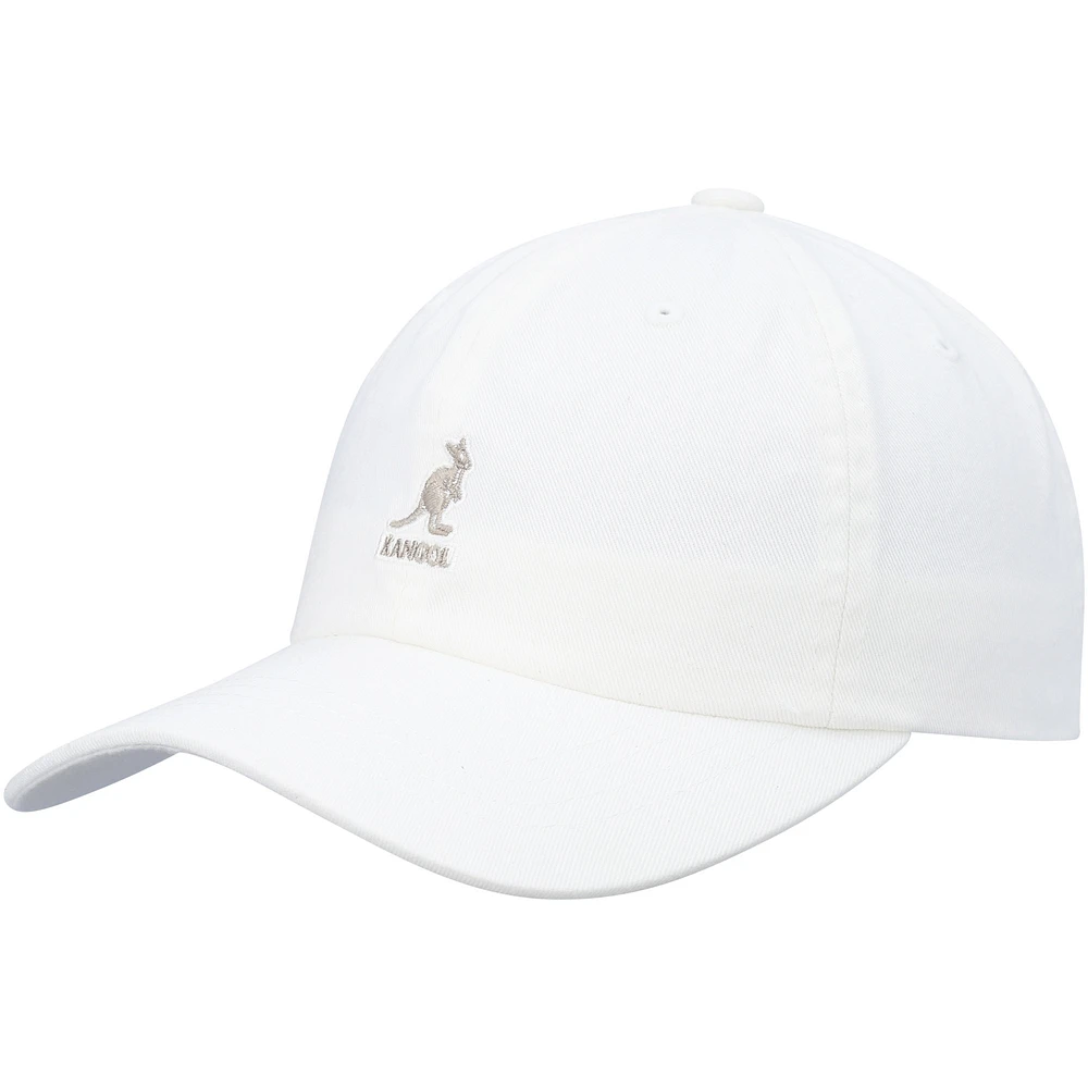 Men's Kangol White Washed Baseball Adjustable Hat