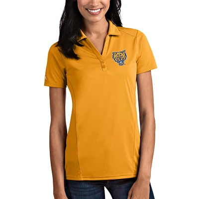 Women's Antigua Gold Fort Valley State Wildcats Tribute Polo