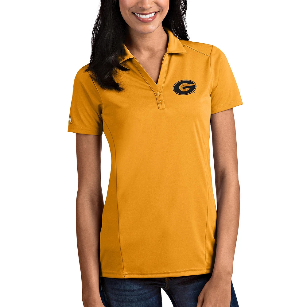 Women's Antigua Gold Grambling Tigers Tribute Polo