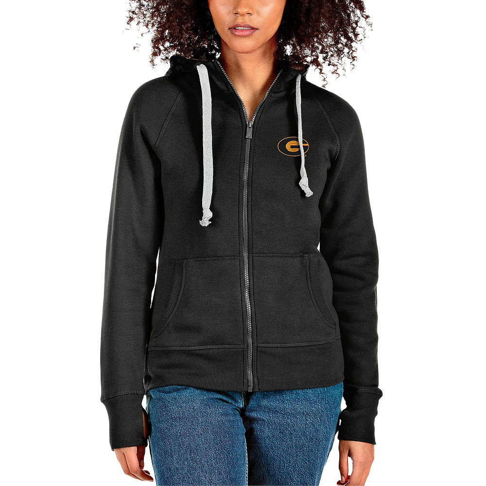 Women's Antigua Grambling Tigers Victory Full-Zip Hoodie