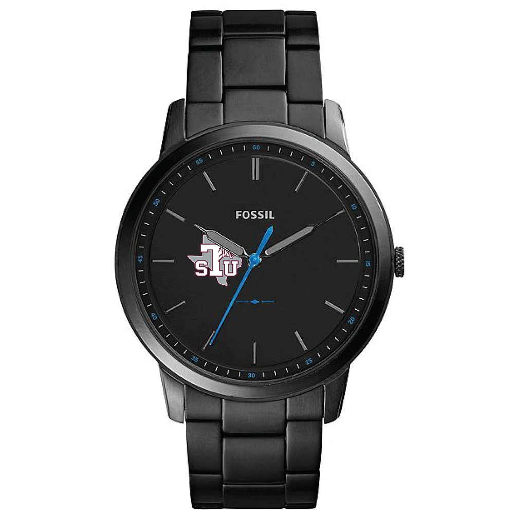 Fossil Texas Southern Tigers The Minimalist Slim Stainless Steel Watch