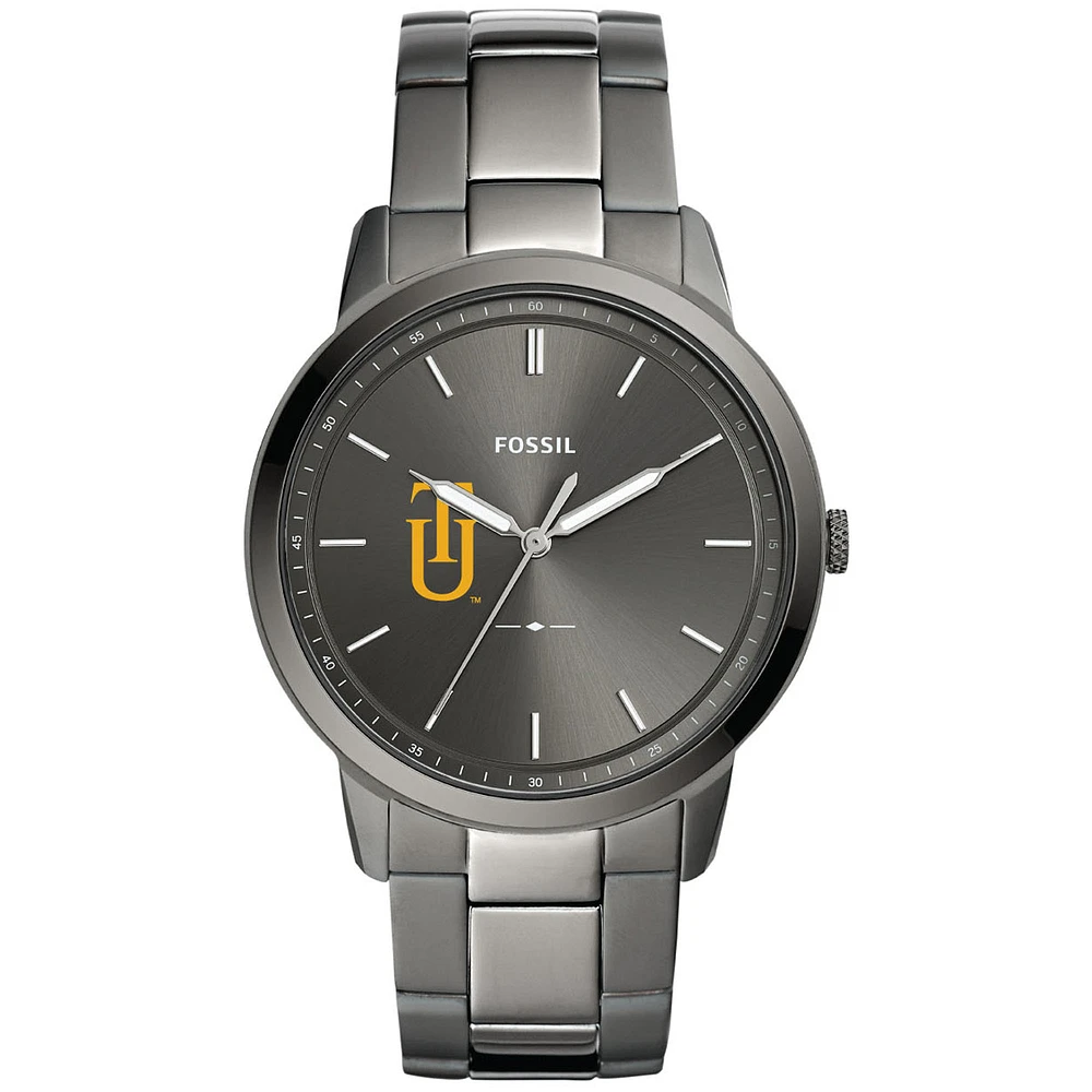 Men's Fossil Tuskegee Golden Tigers The Minimalist Three-Hand Smoke Watch