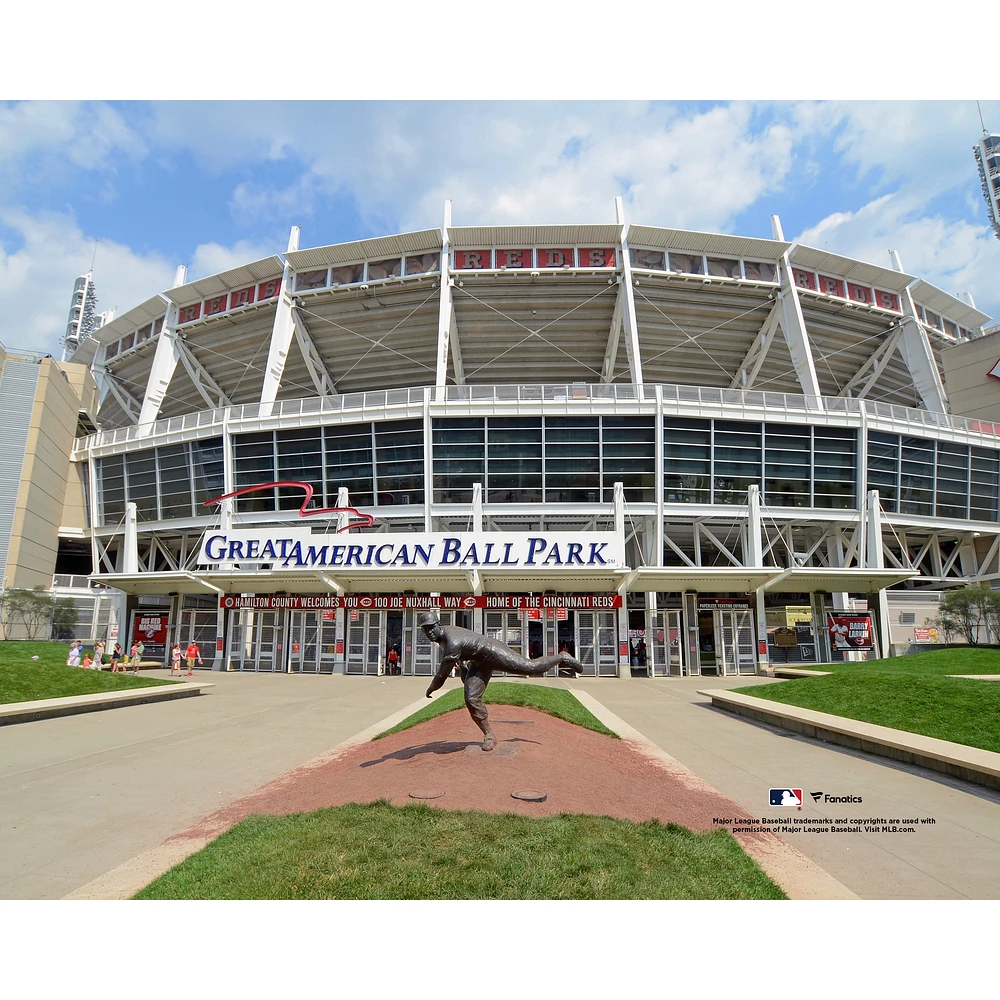 Cincinnati Reds Unsigned Great American Ball Park Front Entrance Photograph