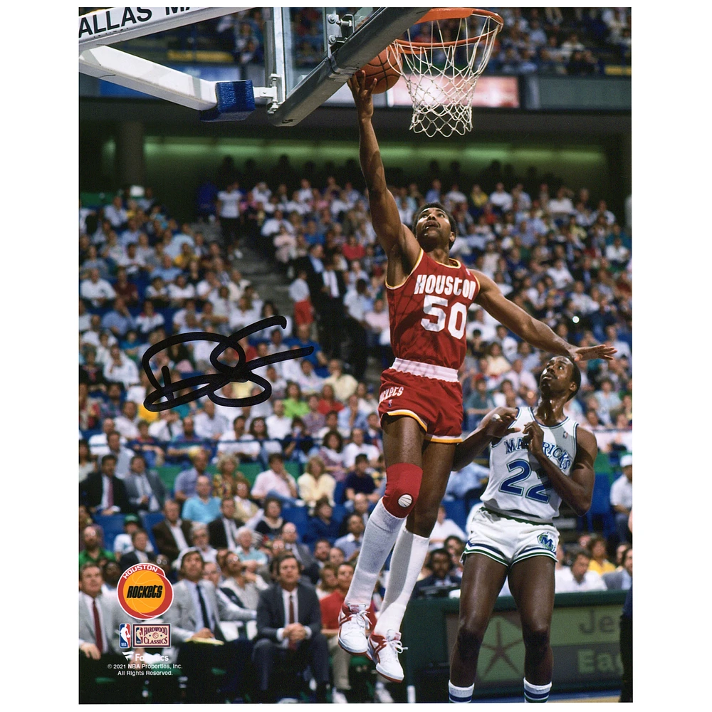 Ralph Sampson Houston Rockets Autographed 8" x 10" Layup vs. Dallas Mavericks Photograph