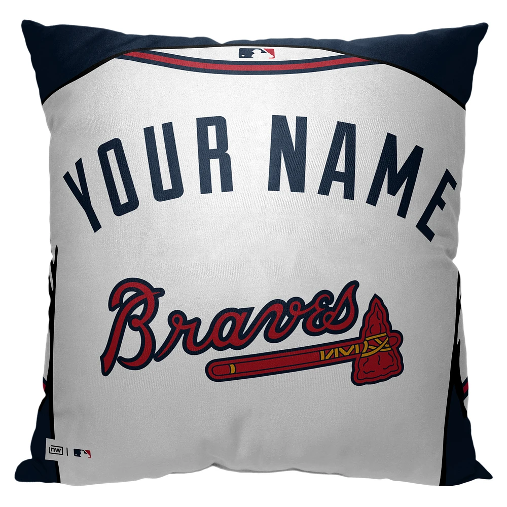 Atlanta Braves 18'' x 18'' Personalized Pillow