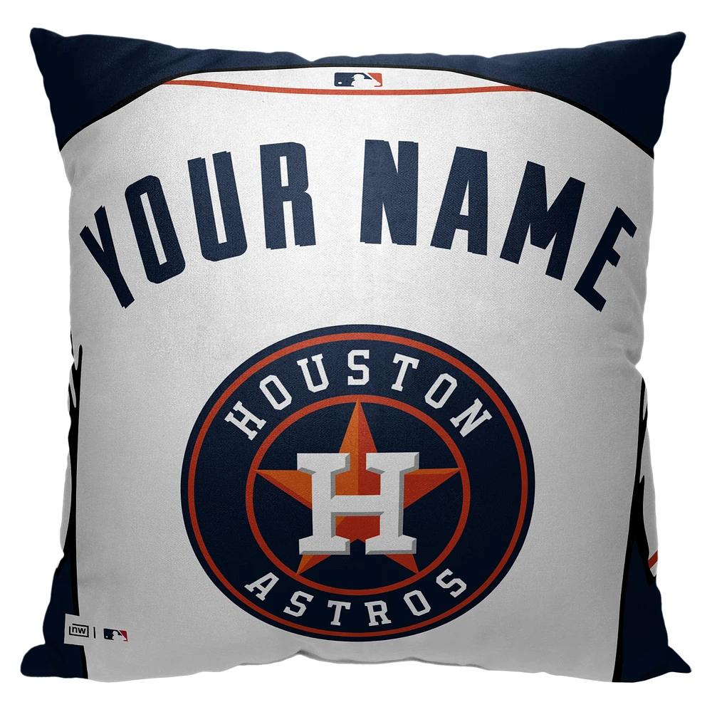 Houston Astros 18'' x 18'' Personalized Pillow