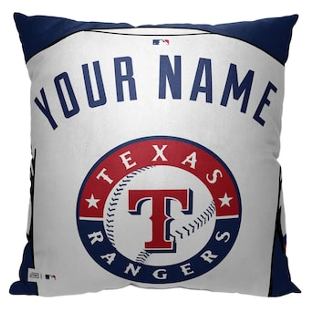 Texas Rangers 18'' x 18'' Personalized Pillow