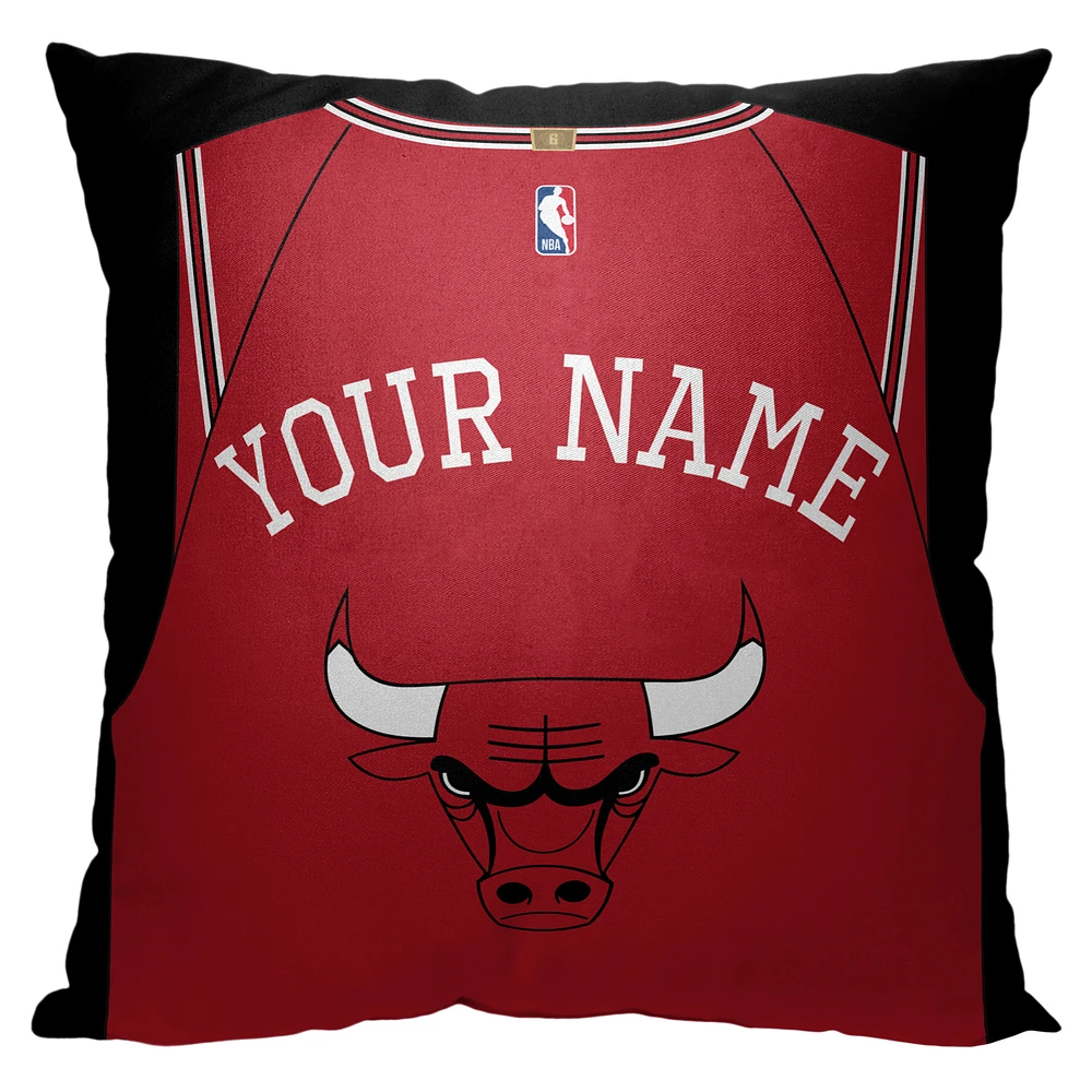 Chicago Bulls 18'' x 18'' Personalized Pillow