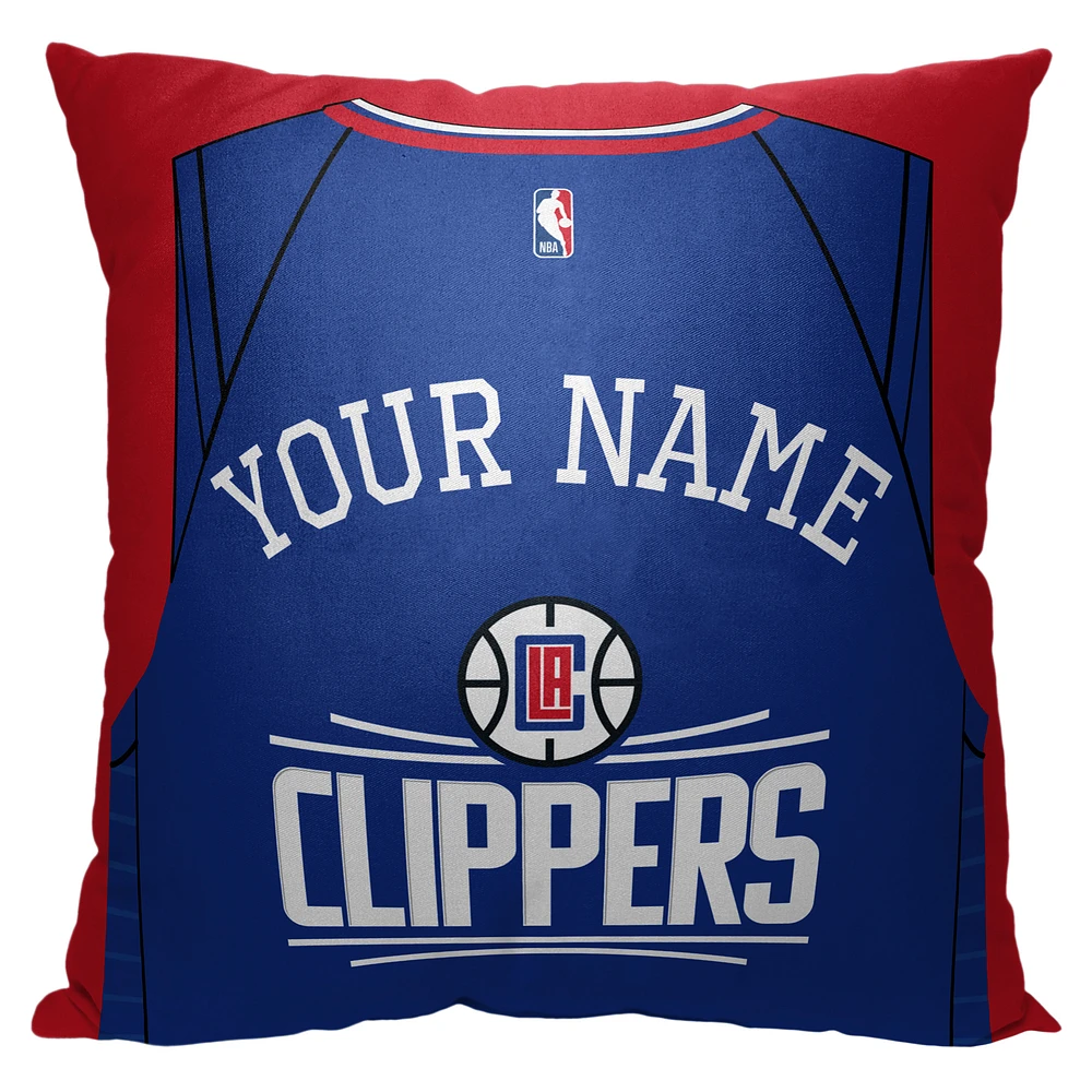 LA Clippers 18'' x 18'' Personalized Pillow