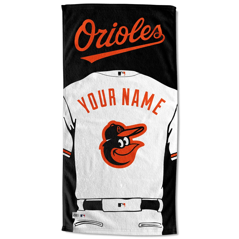 Baltimore Orioles 30'' x 60'' Personalized Beach Towel