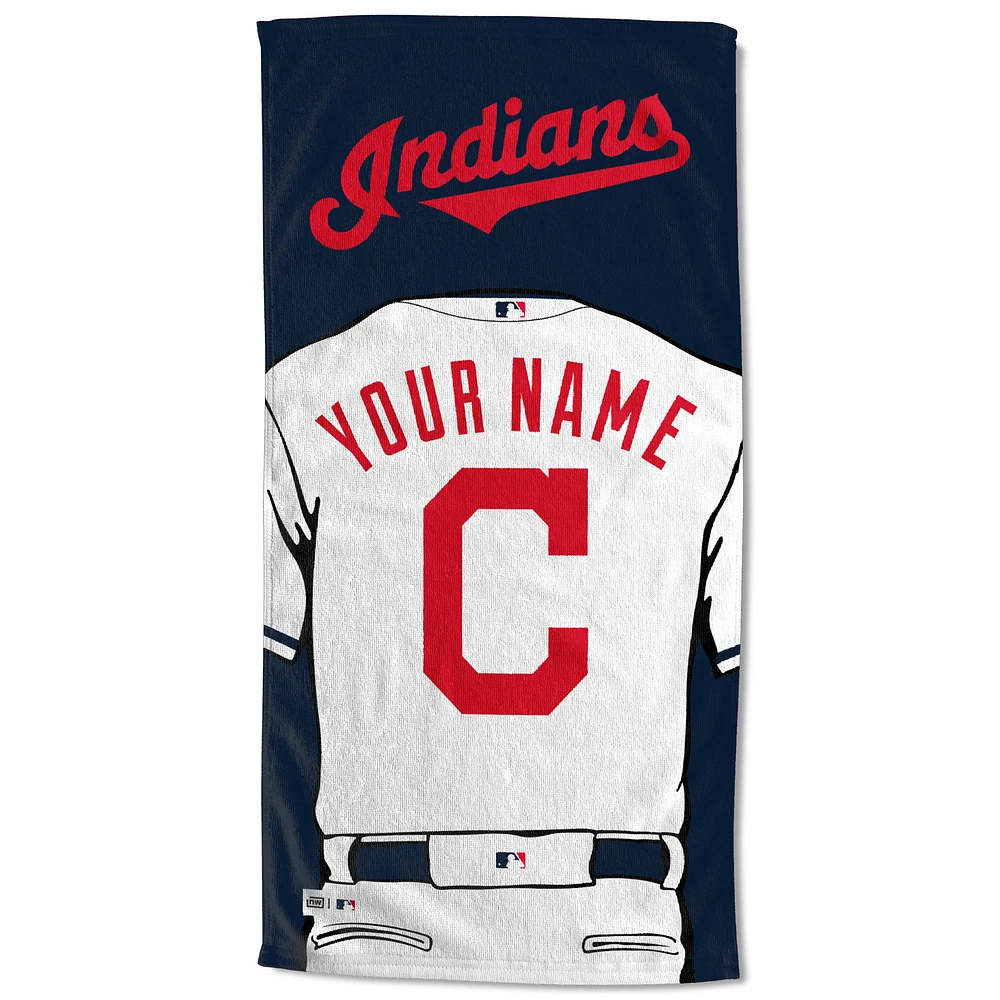 Cleveland Indians 30'' x 60'' Personalized Beach Towel