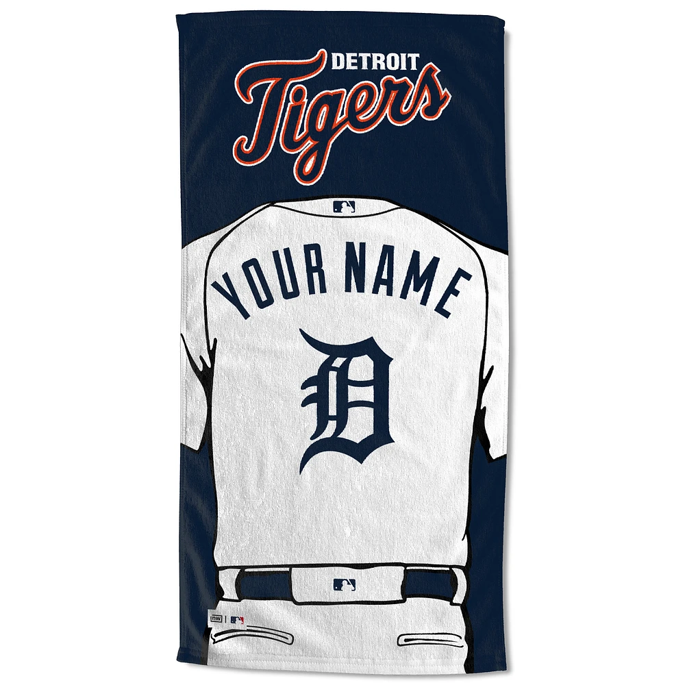Detroit Tigers 30'' x 60'' Personalized Beach Towel