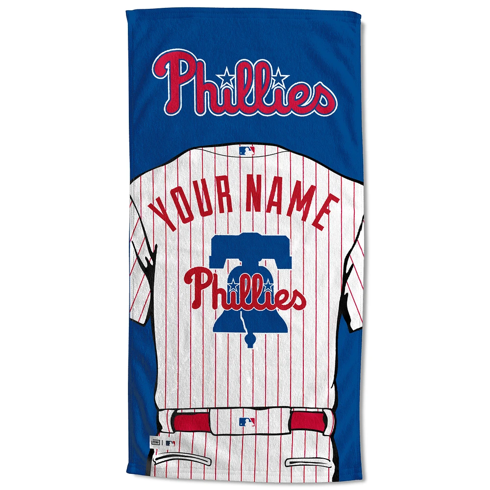 Philadelphia Phillies 30'' x 60'' Personalized Beach Towel