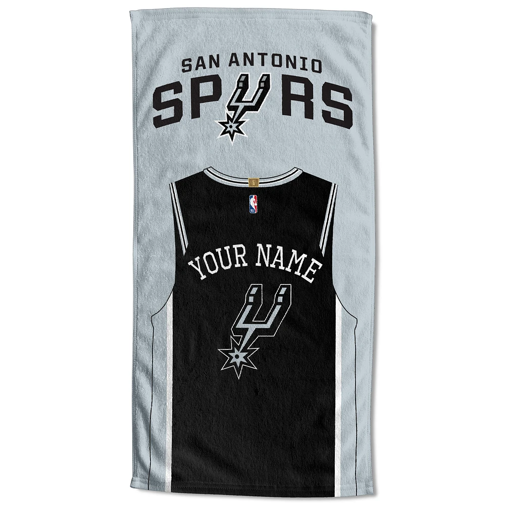 San Antonio Spurs 30'' x 60'' Personalized Beach Towel