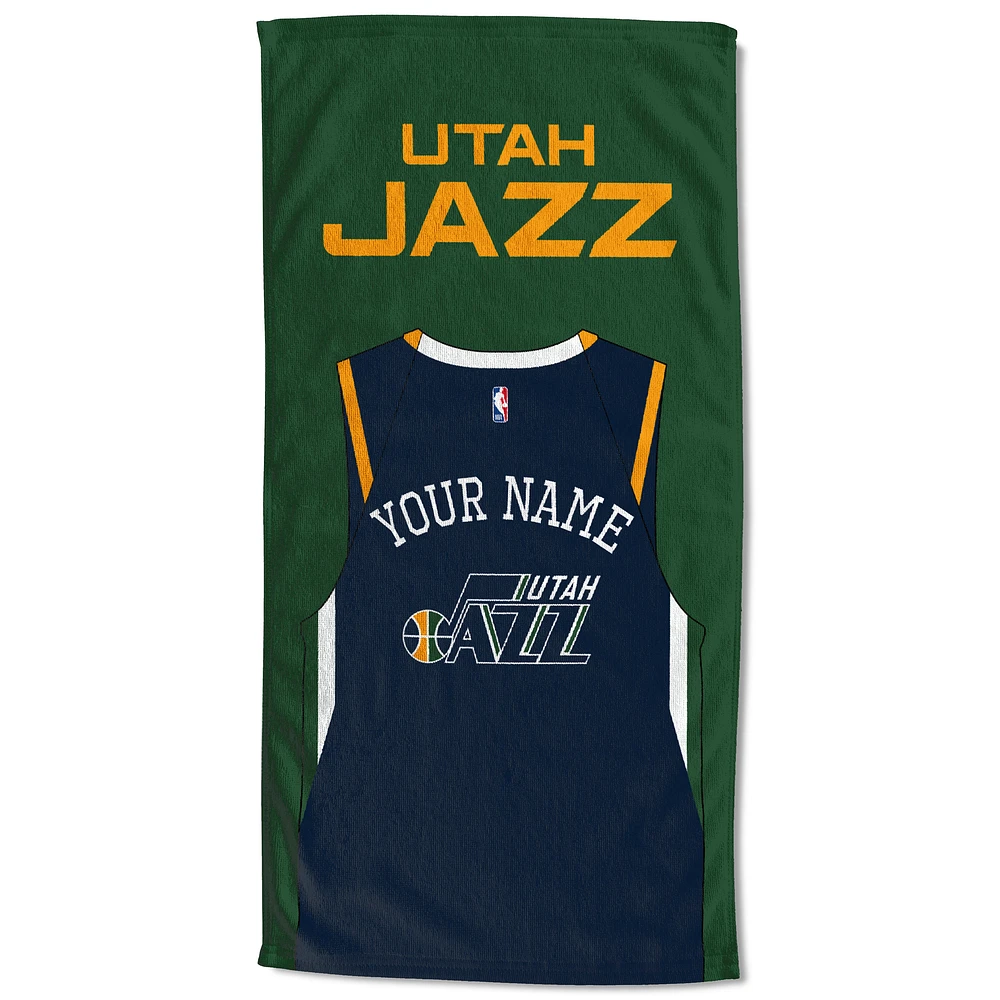 Utah Jazz 30'' x 60'' Personalized Beach Towel