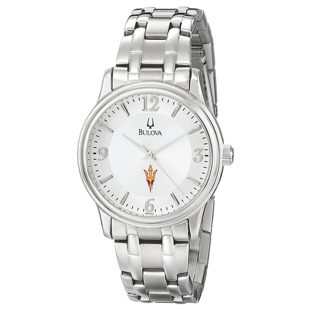 Men's Bulova Silver Arizona State Sun Devils