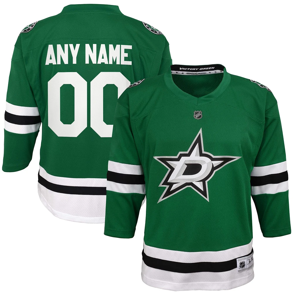 Youth Green Dallas Stars Home Replica Custom Jersey