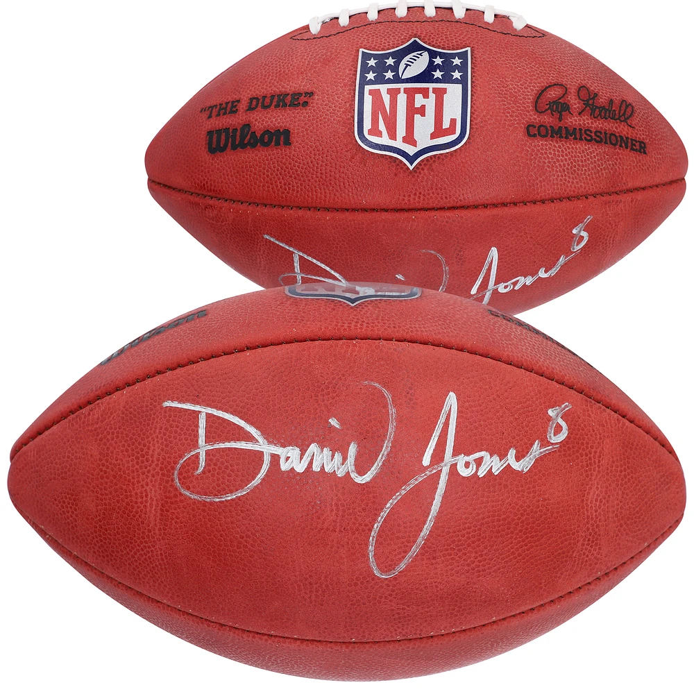 Daniel Jones Indianapolis Colts Autographed Wilson Duke Full Color Pro Football