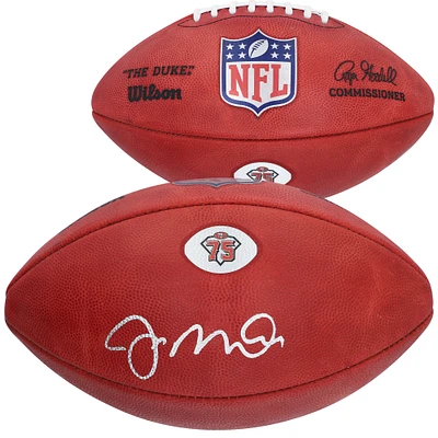 Joe Montana San Francisco 49ers Autographed Wilson 75th Anniversary Season Duke Pro Football