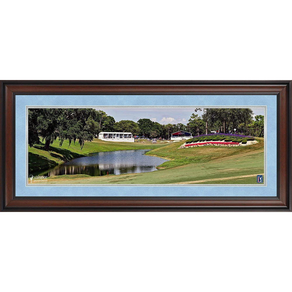 PGA TOUR Framed 10" x 20" Valspar Championship Panoramic Photograph