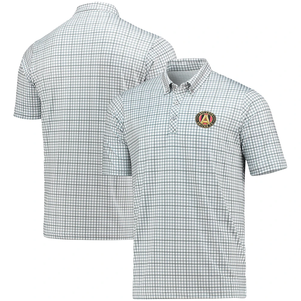Men's Antigua Gray Atlanta United FC Deliver Polo