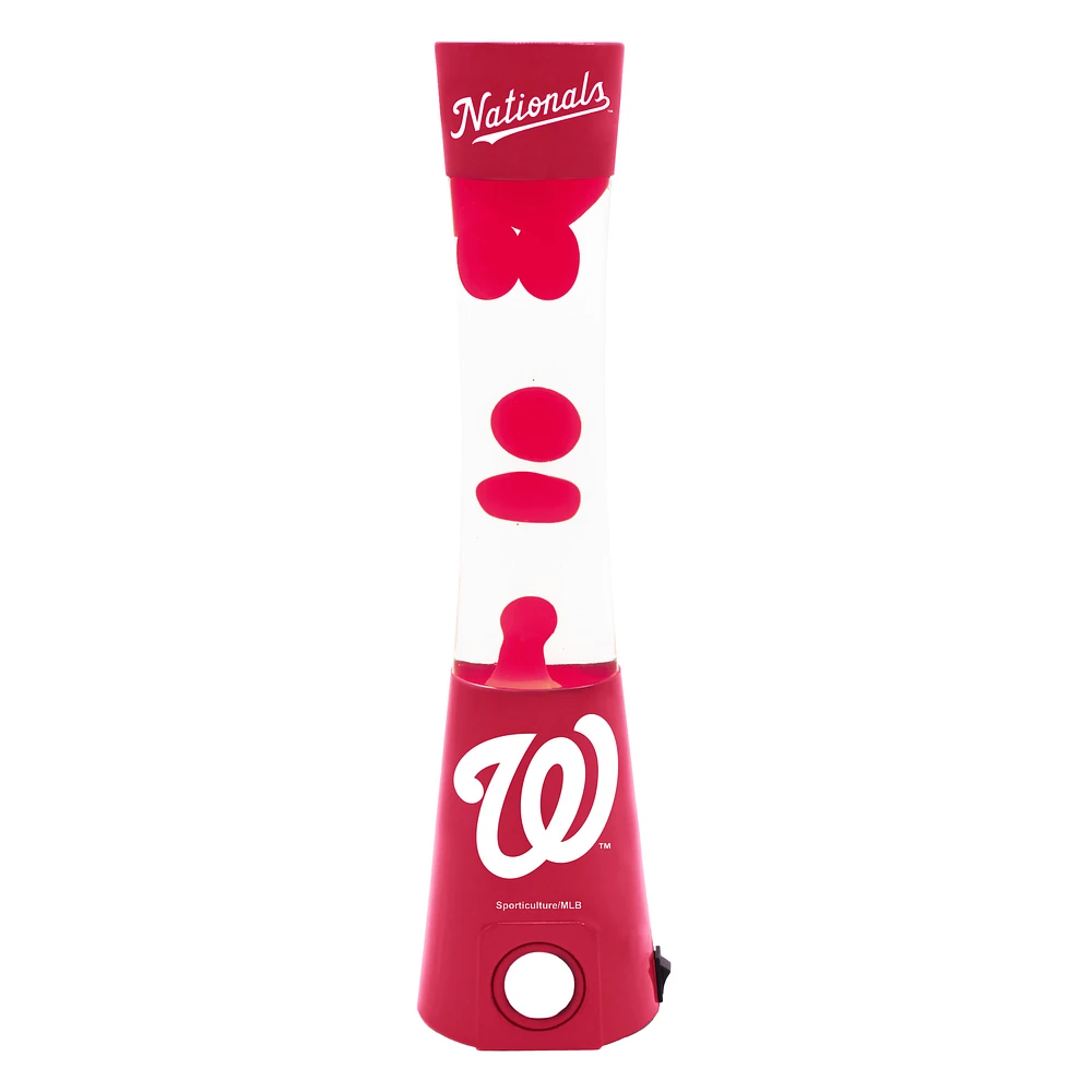 Washington Nationals Magma Lamp with Bluetooth Speaker