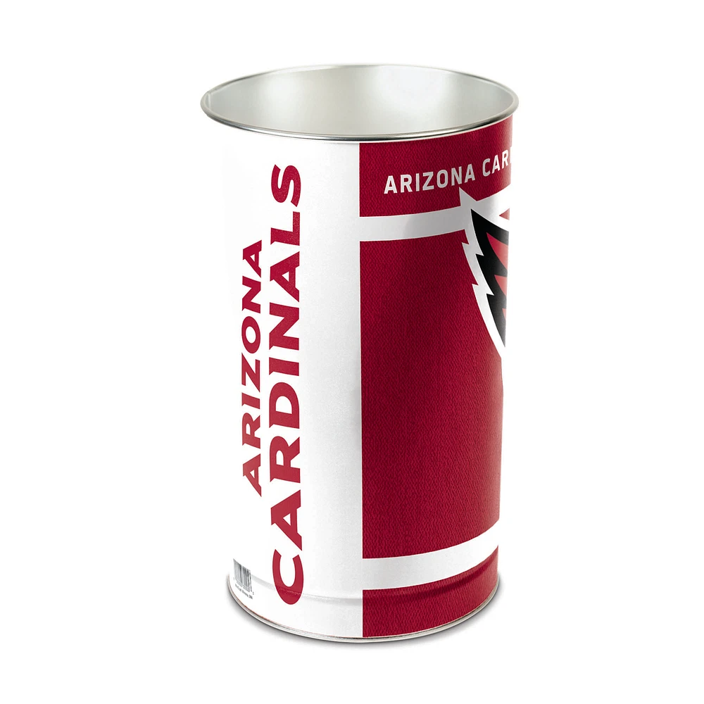 WinCraft Arizona Cardinals 15'' Tapered Wastebasket