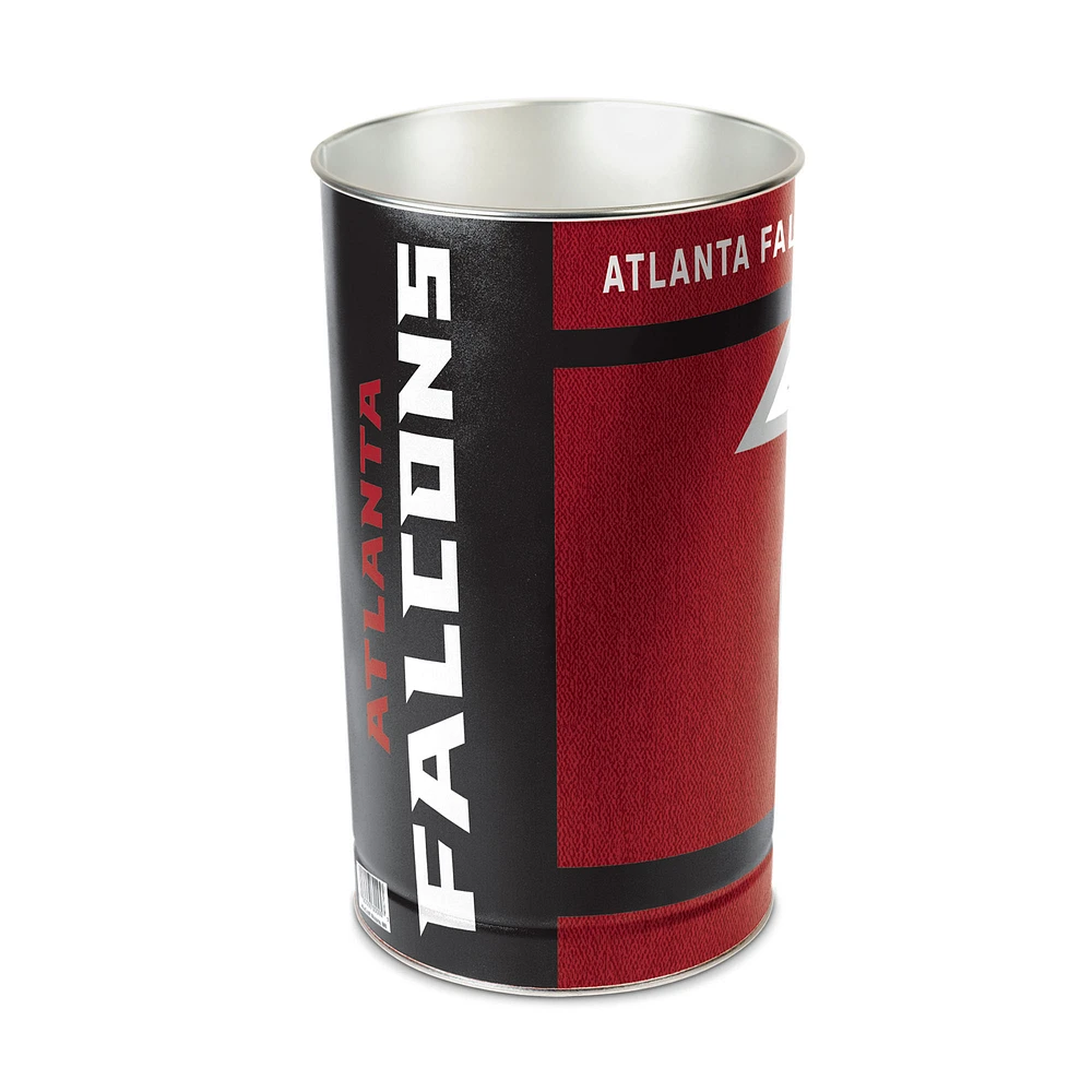WinCraft Atlanta Falcons 15'' Tapered Wastebasket