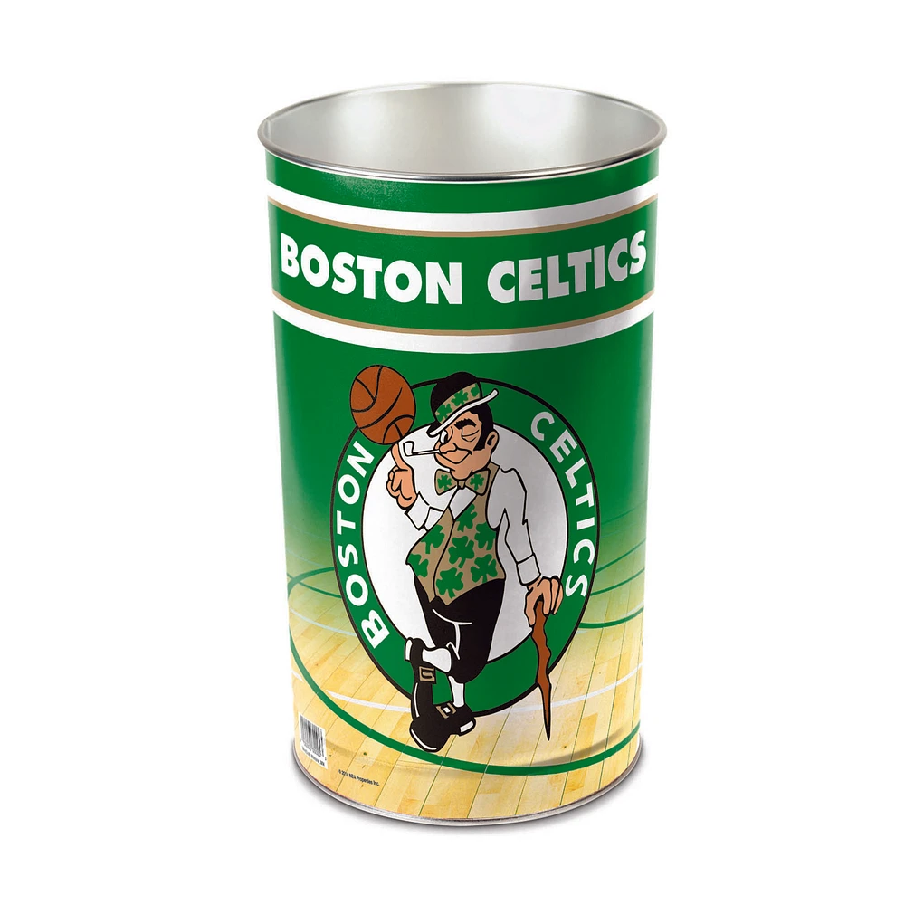 WinCraft Boston Celtics 15'' Tapered Wastebasket