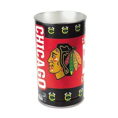WinCraft Chicago Blackhawks 15'' Tapered Wastebasket