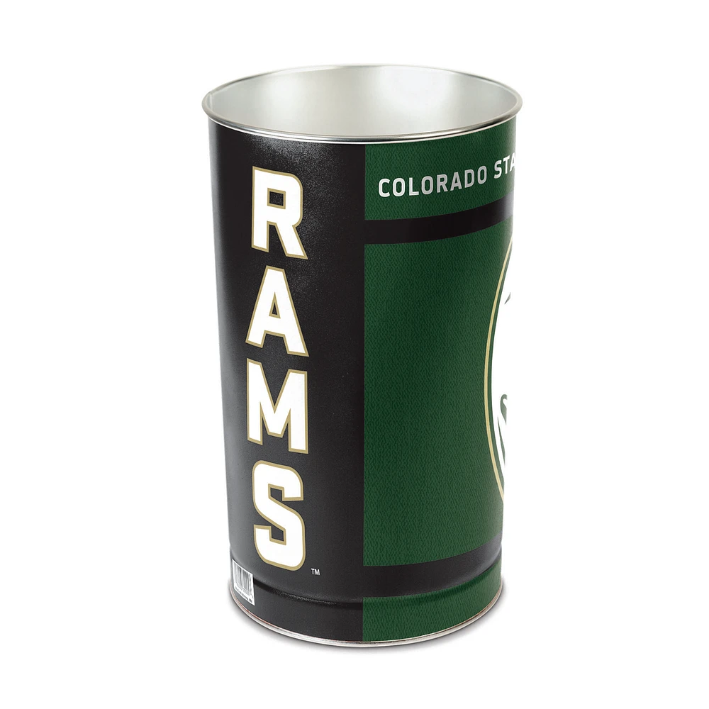 WinCraft Colorado State Rams 15'' Tapered Wastebasket
