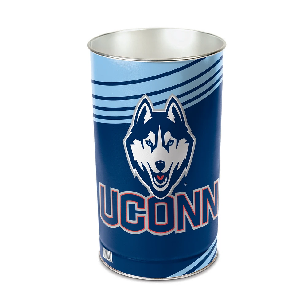 WinCraft UConn Huskies 15'' Tapered Wastebasket