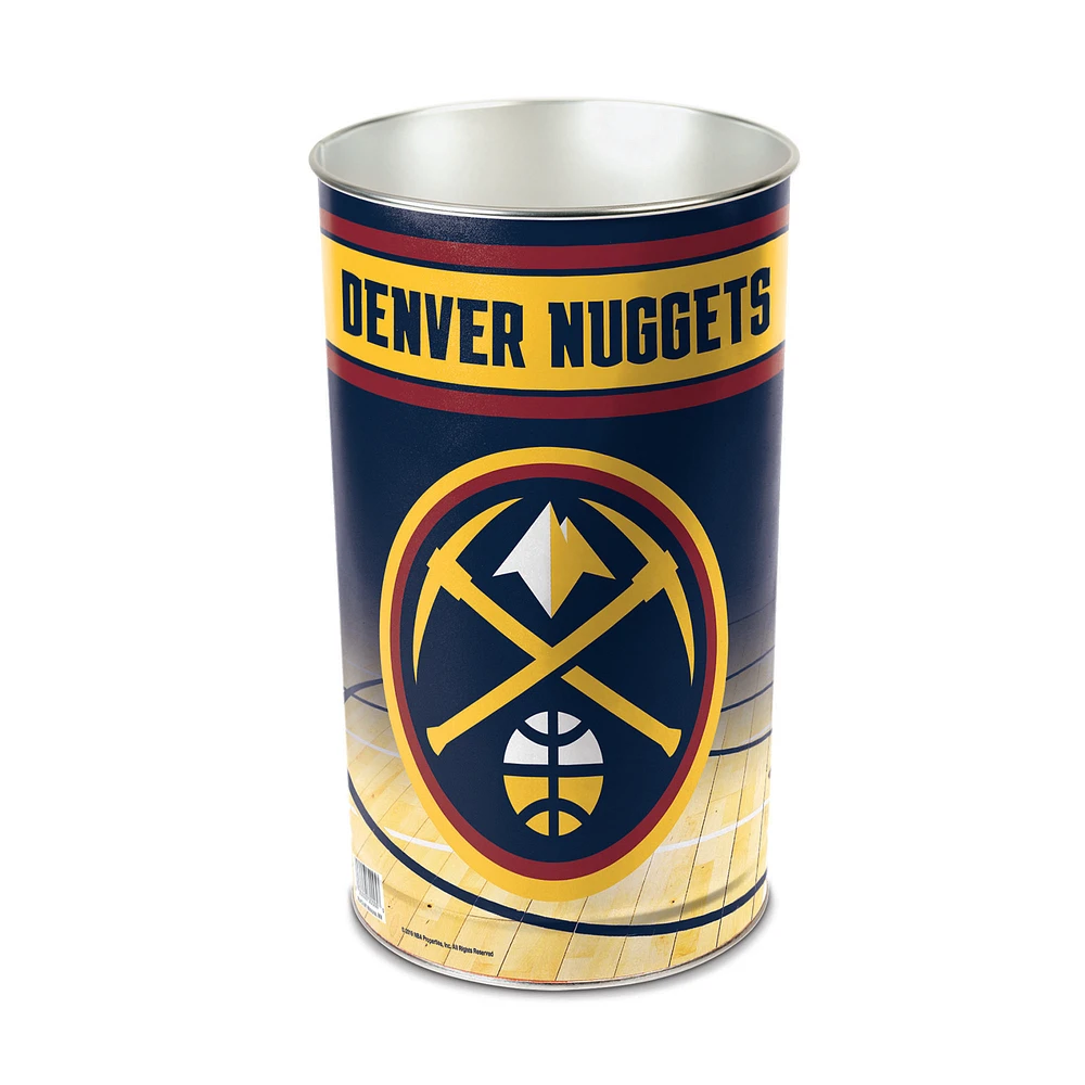 WinCraft Denver Nuggets 15'' Tapered Wastebasket