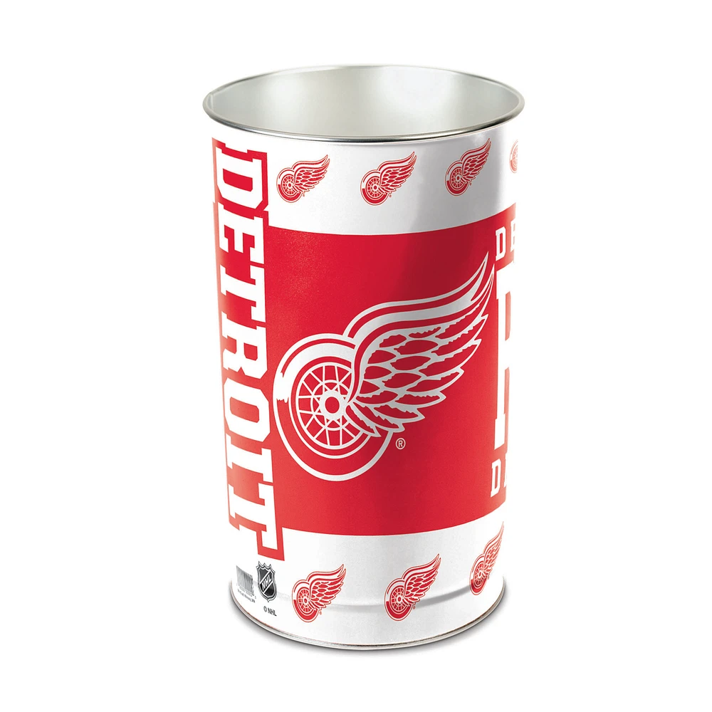 WinCraft Detroit Red Wings 15'' Tapered Wastebasket
