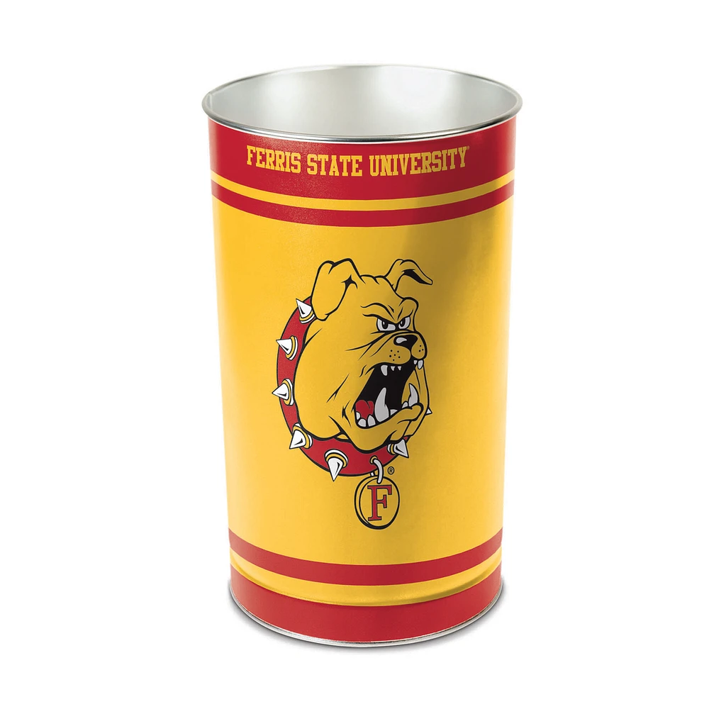 WinCraft Ferris State Bulldogs 15'' Tapered Wastebasket