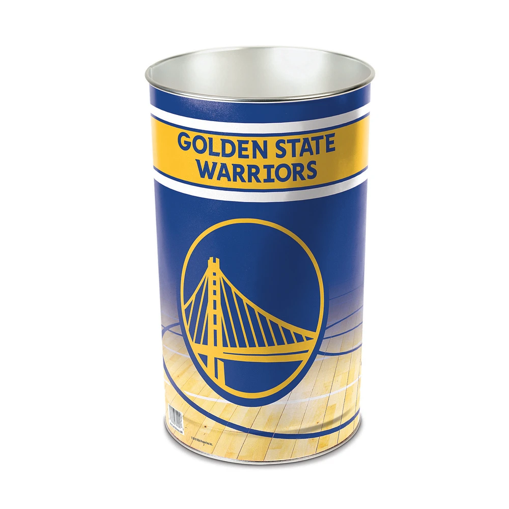WinCraft Golden State Warriors 15'' Tapered Wastebasket