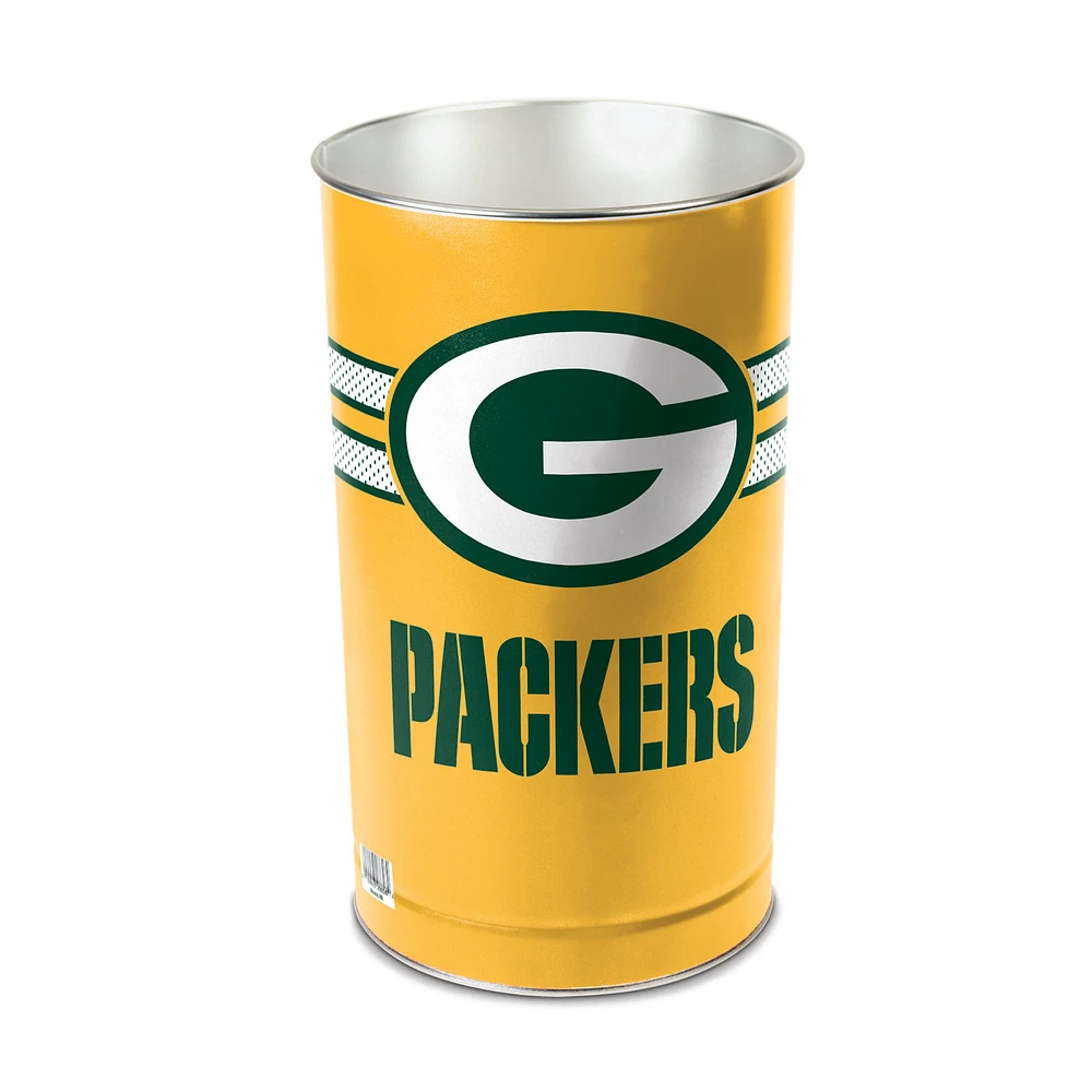 WinCraft Green Bay Packers 15'' Tapered Wastebasket