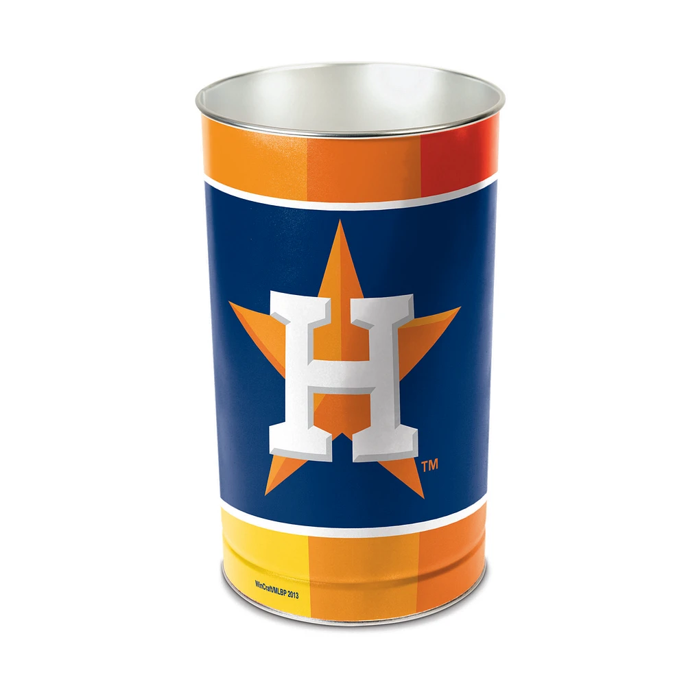 WinCraft Houston Astros 15'' Tapered Wastebasket