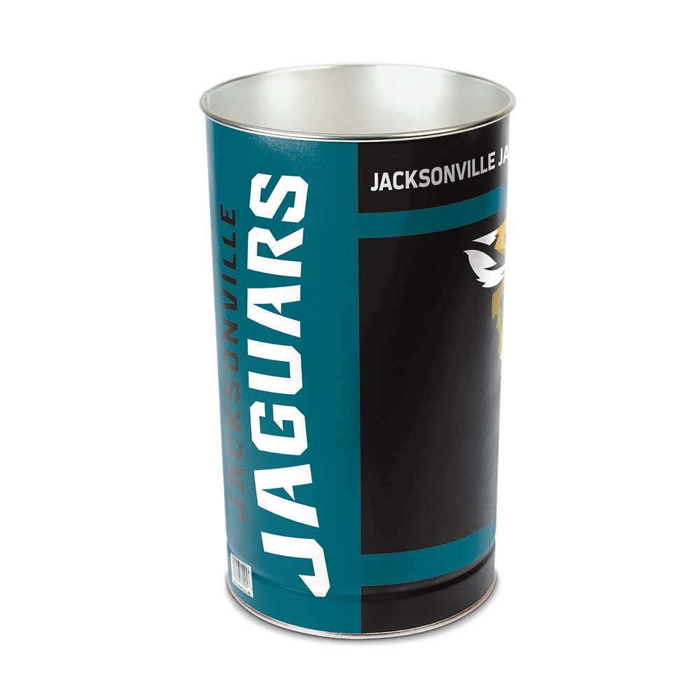 WinCraft Jacksonville Jaguars 15'' Tapered Wastebasket