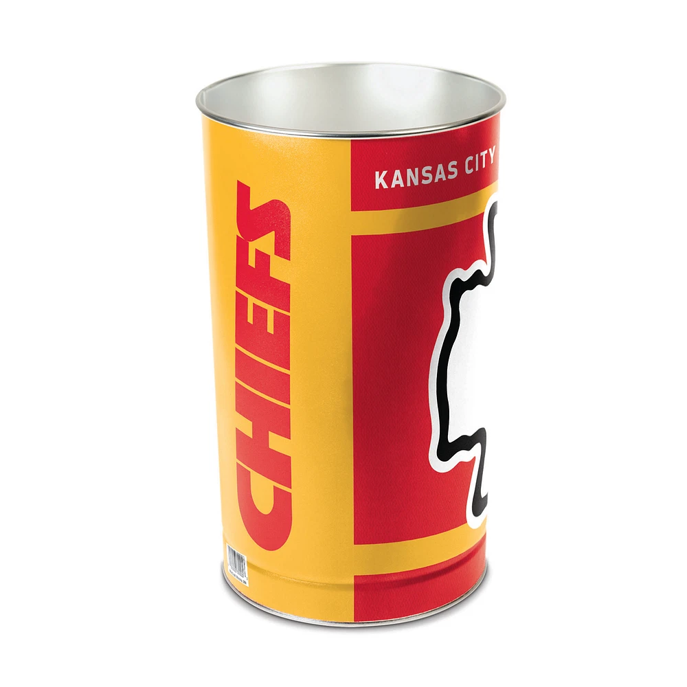 WinCraft Kansas City Chiefs 15'' Tapered Wastebasket