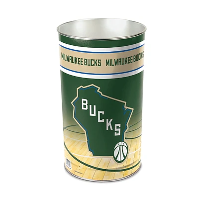 WinCraft Milwaukee Bucks 15'' Tapered Wastebasket