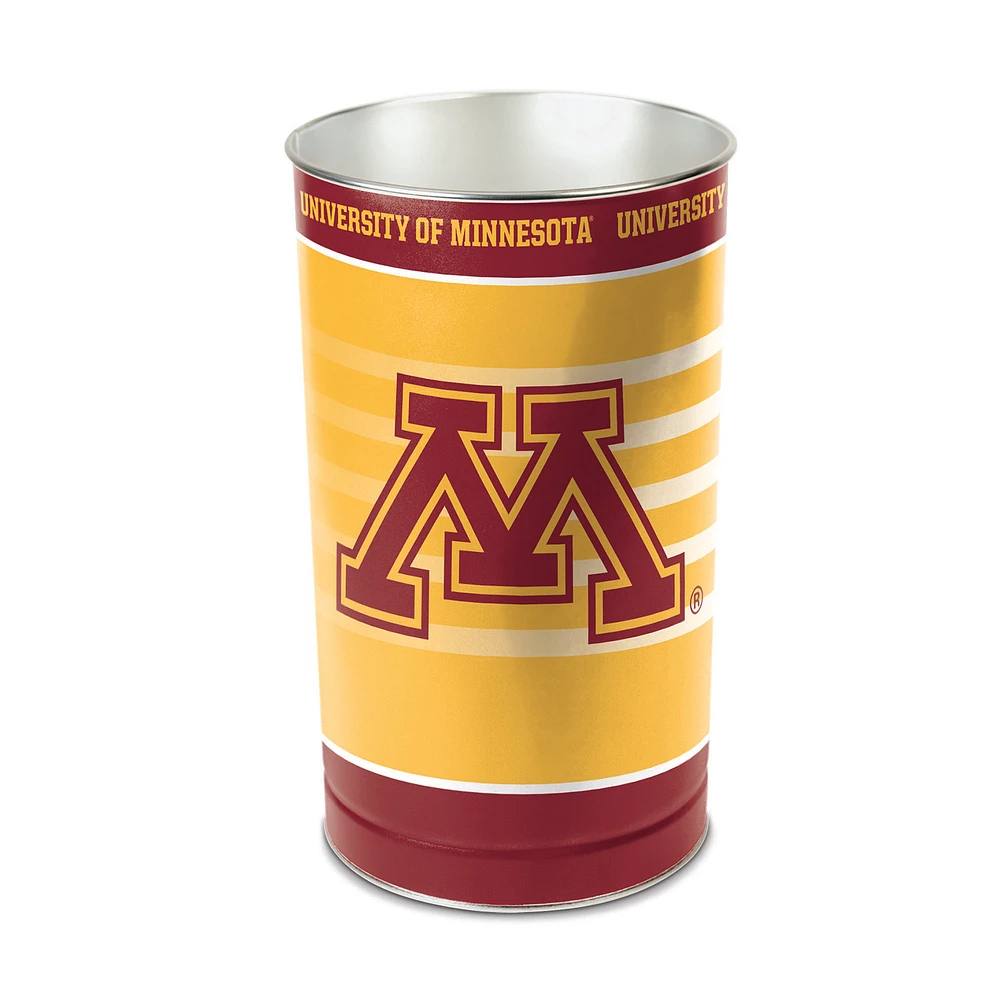 WinCraft Minnesota Golden Gophers 15'' Tapered Wastebasket