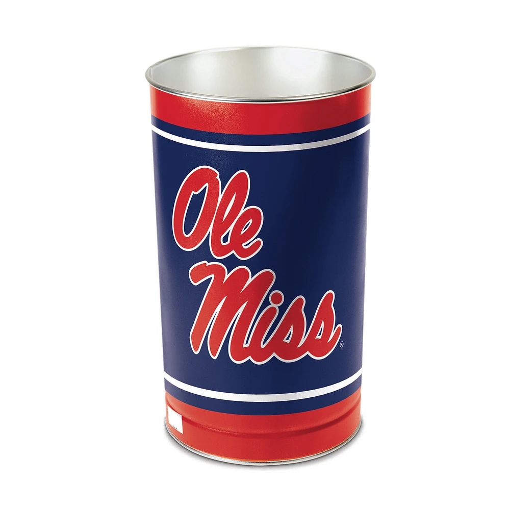 WinCraft Ole Miss Rebels 15'' Tapered Wastebasket